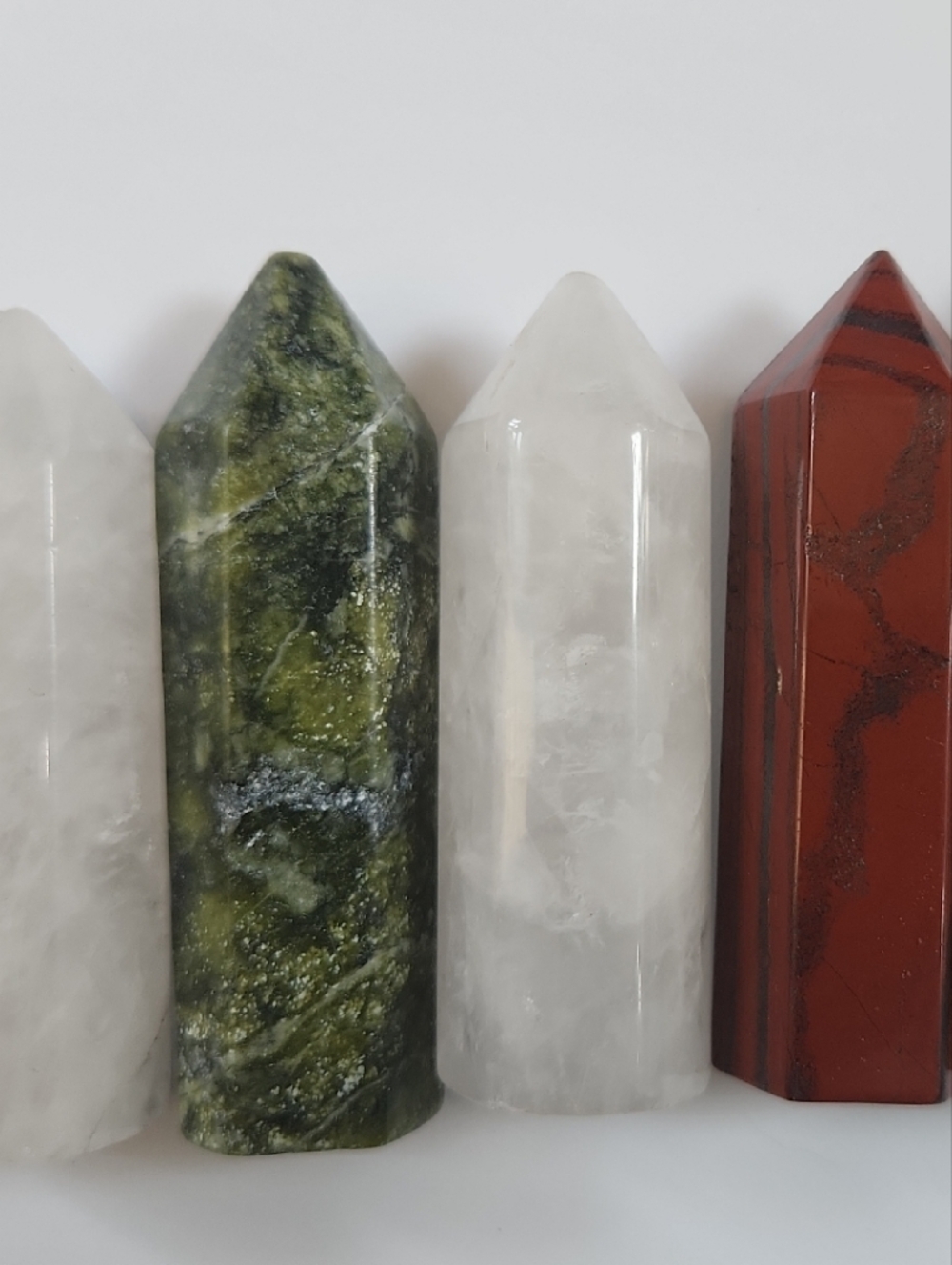 Polished Crystal Point Tower Set - Assorted Colors